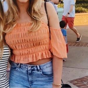 Urban Outfitters Orange Top
